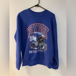 New York Giants NFL apparel blue men’s size small sweatshirt Sweatshirt